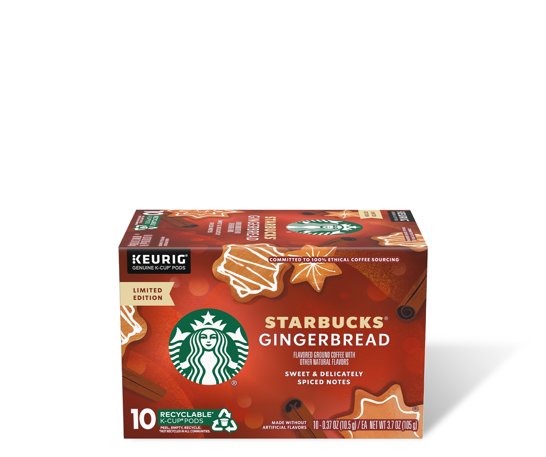 Starbucks® Gingerbread Flavored Coffee K-Cup