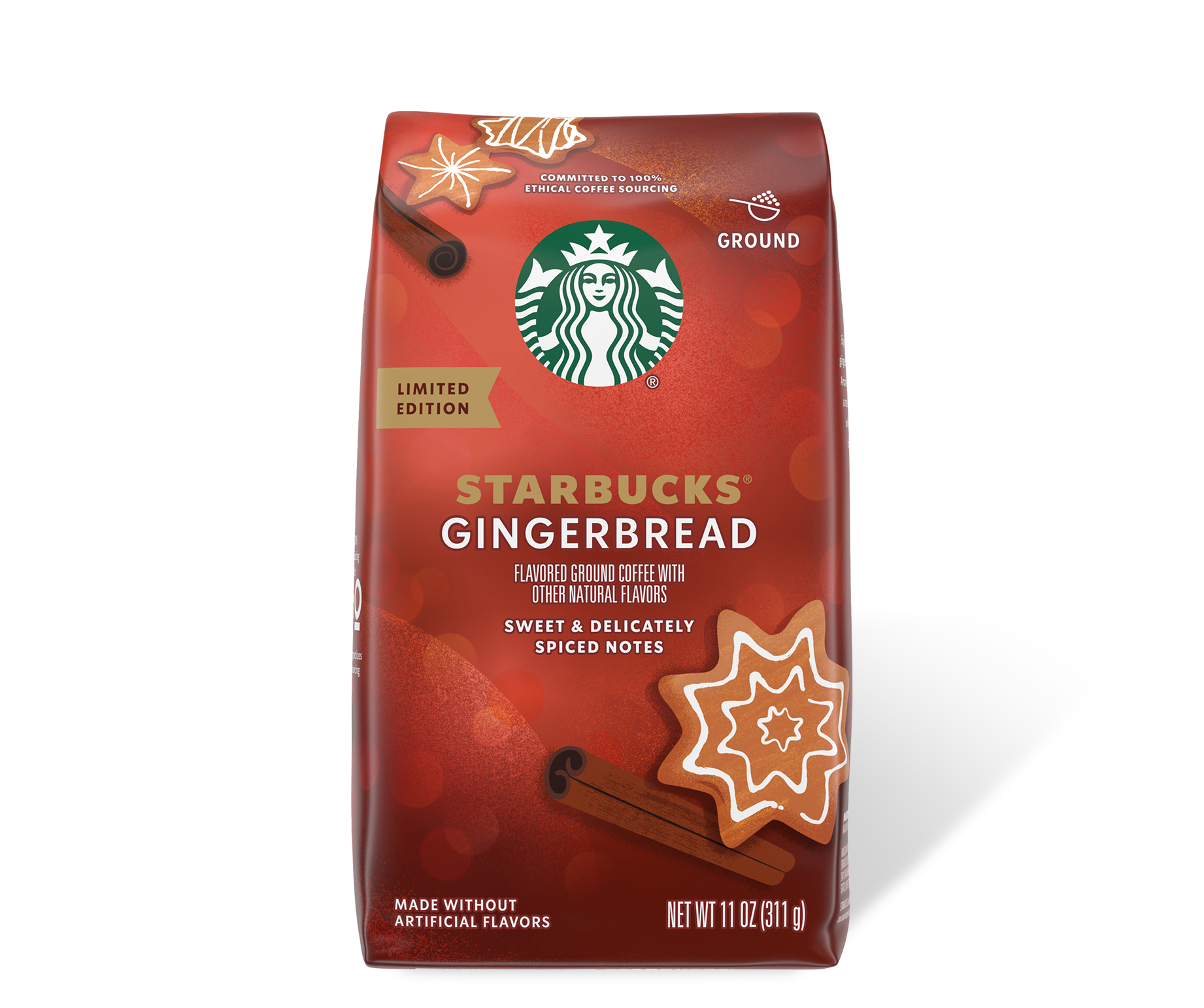 Starbucks® Gingerbread Flavored Coffee Ground
