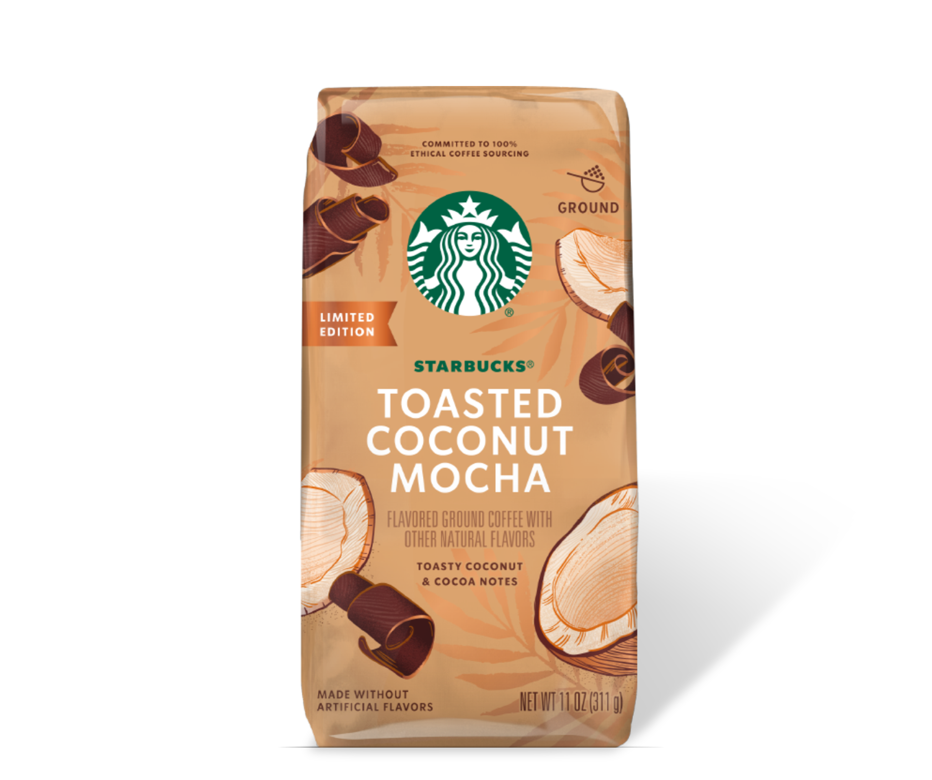 Starbucks® Toasted Coconut Mocha Flavored Coffee​ Ground