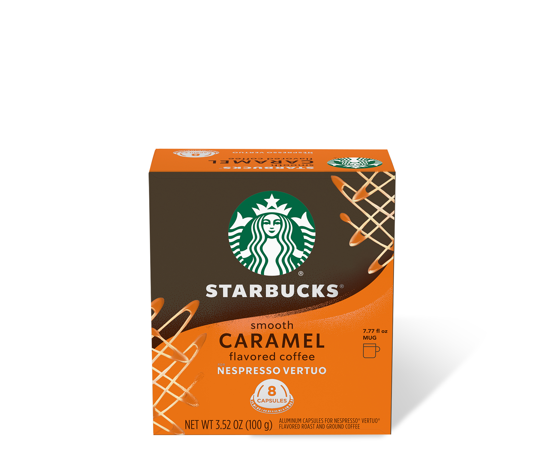 Starbucks® Smooth Caramel Coffee Capsules for Nespresso Vertuo