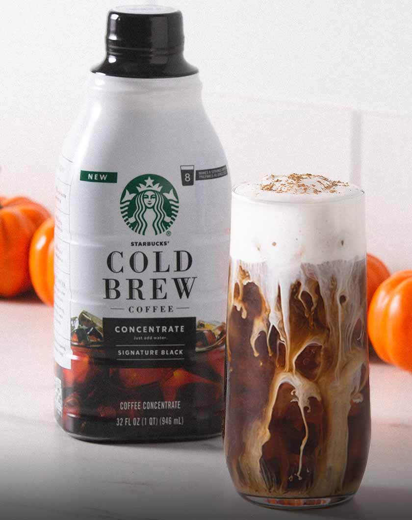 Pumpkin Whipped Cream Cold Brew​