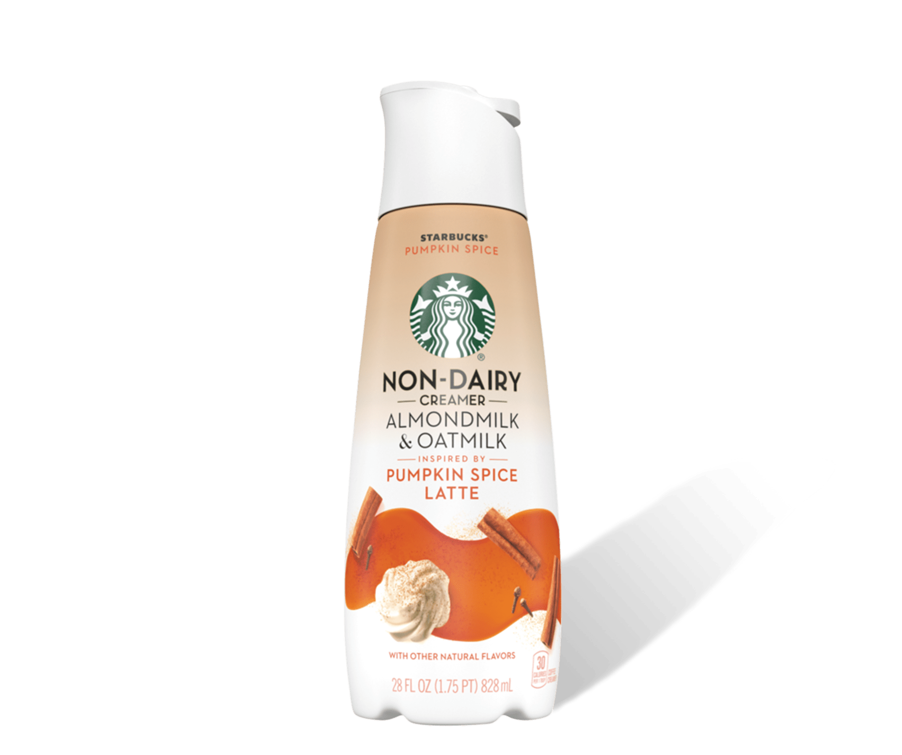 Non-dairy Pumpkin Spice Flavored Creamer Starbucks Coffee At Home