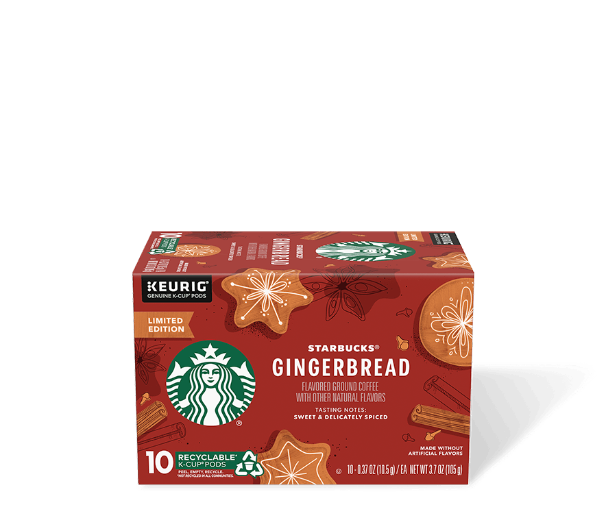 Starbucks® Gingerbread Flavored Coffee - K-Cup® Pods