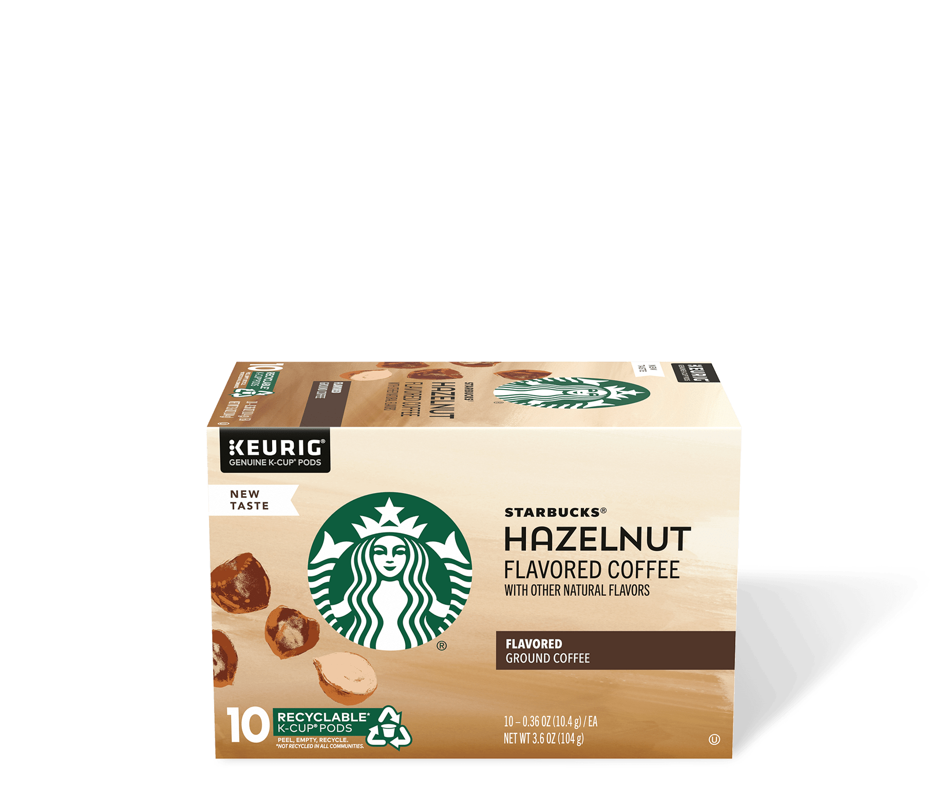 Starbucks® Hazelnut Flavored Coffee - K-Cup® Pods