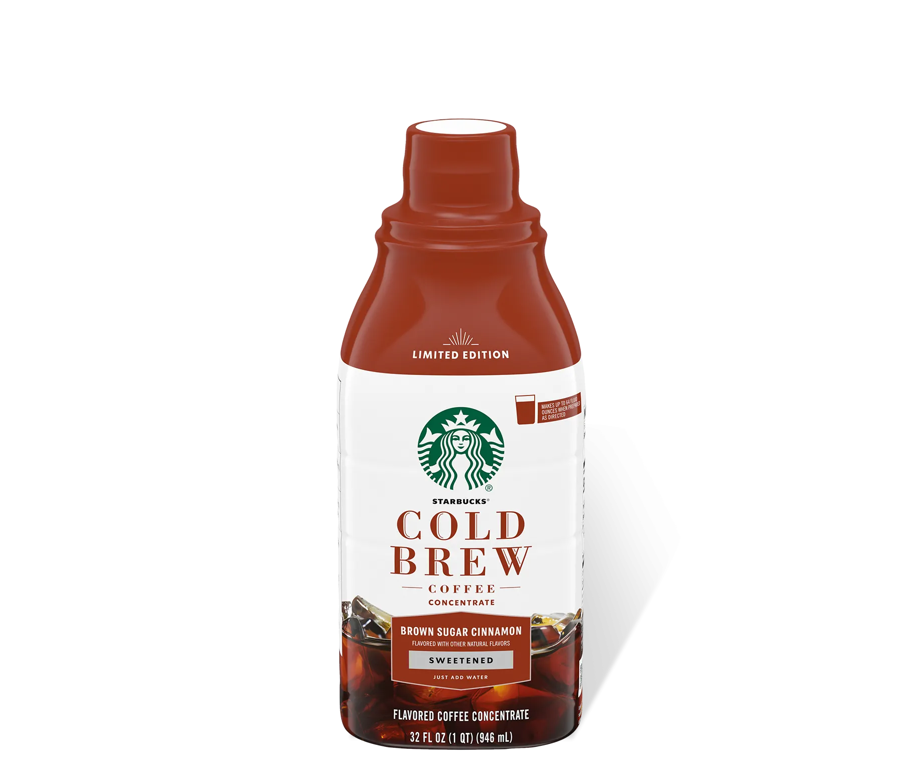 Starbucks® Cold Brew Multi-Serve Concentrate Naturally Flavored Brown Sugar Cinnamon