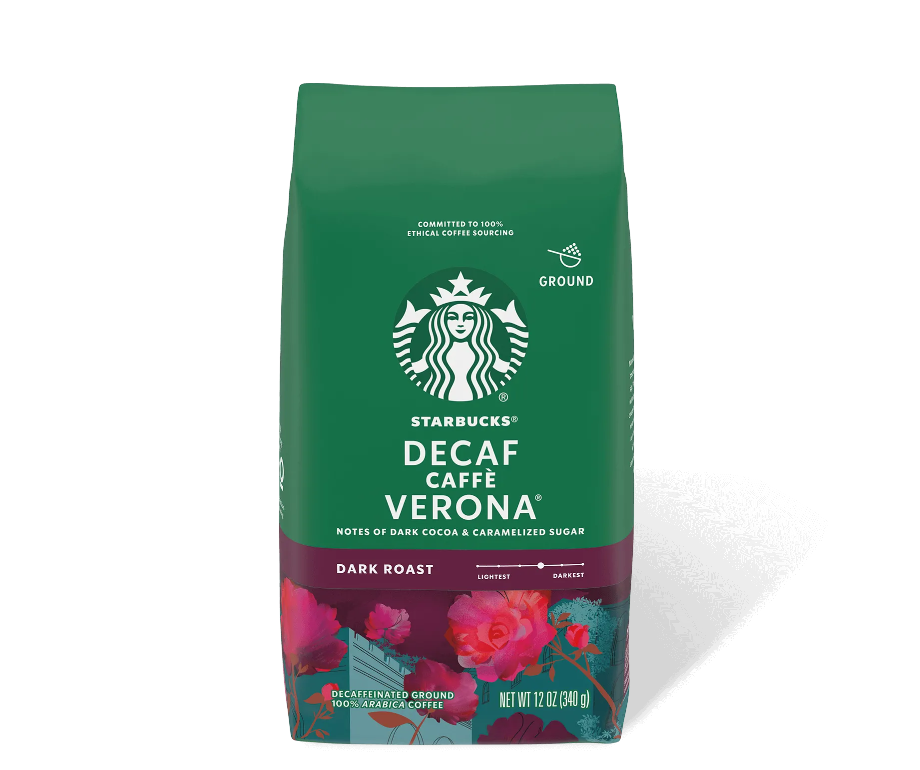 Decaf Caffe Verona Ground 22 s