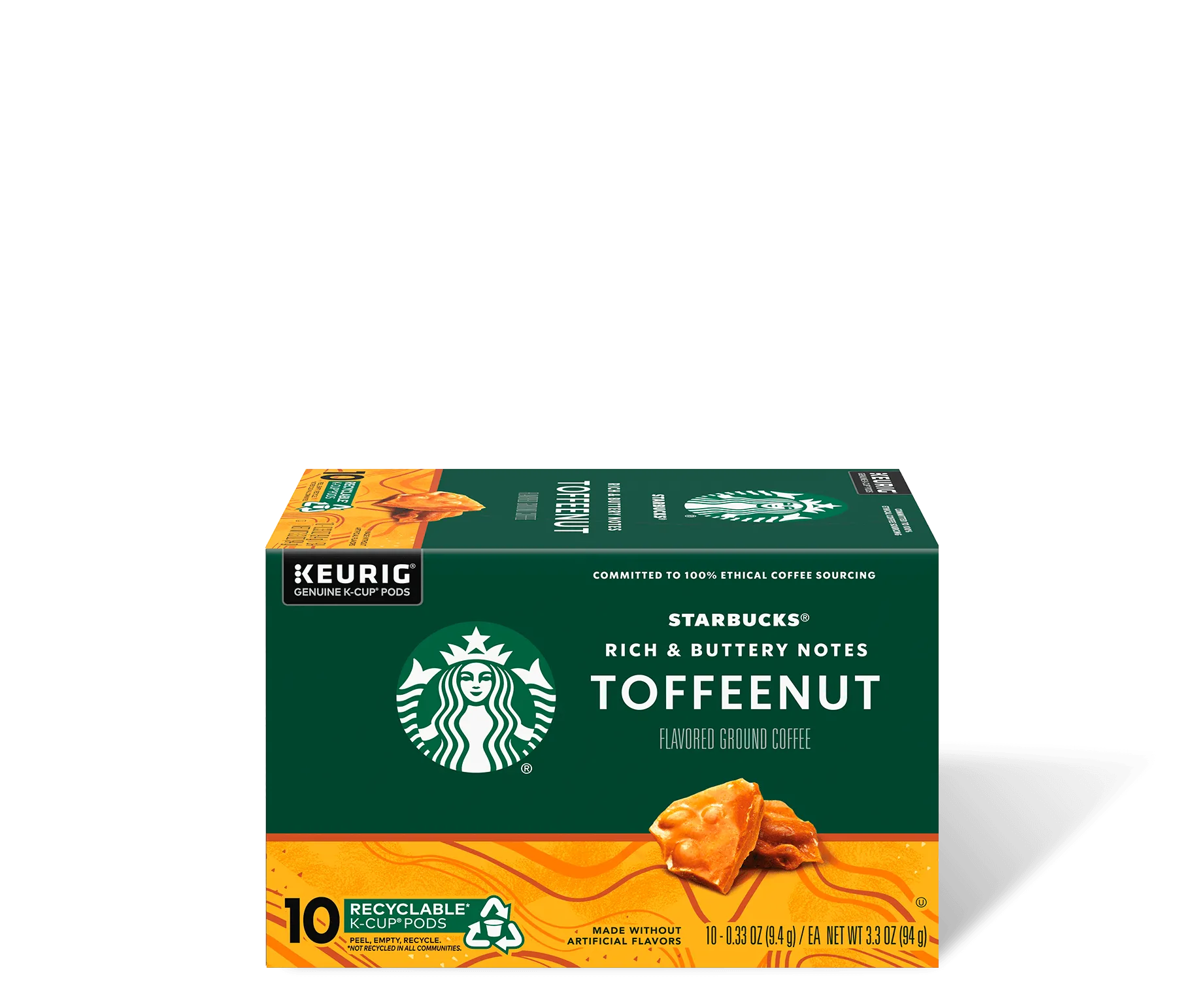 Starbucks Smooth Caramel Flavoured Coffee Pods x10 51g - Tesco Groceries