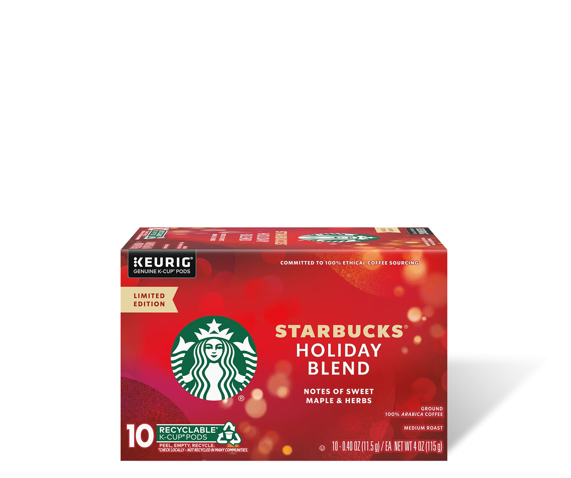 Peppermint Mocha Flavored K Cup Pods Starbucks Coffee at Home