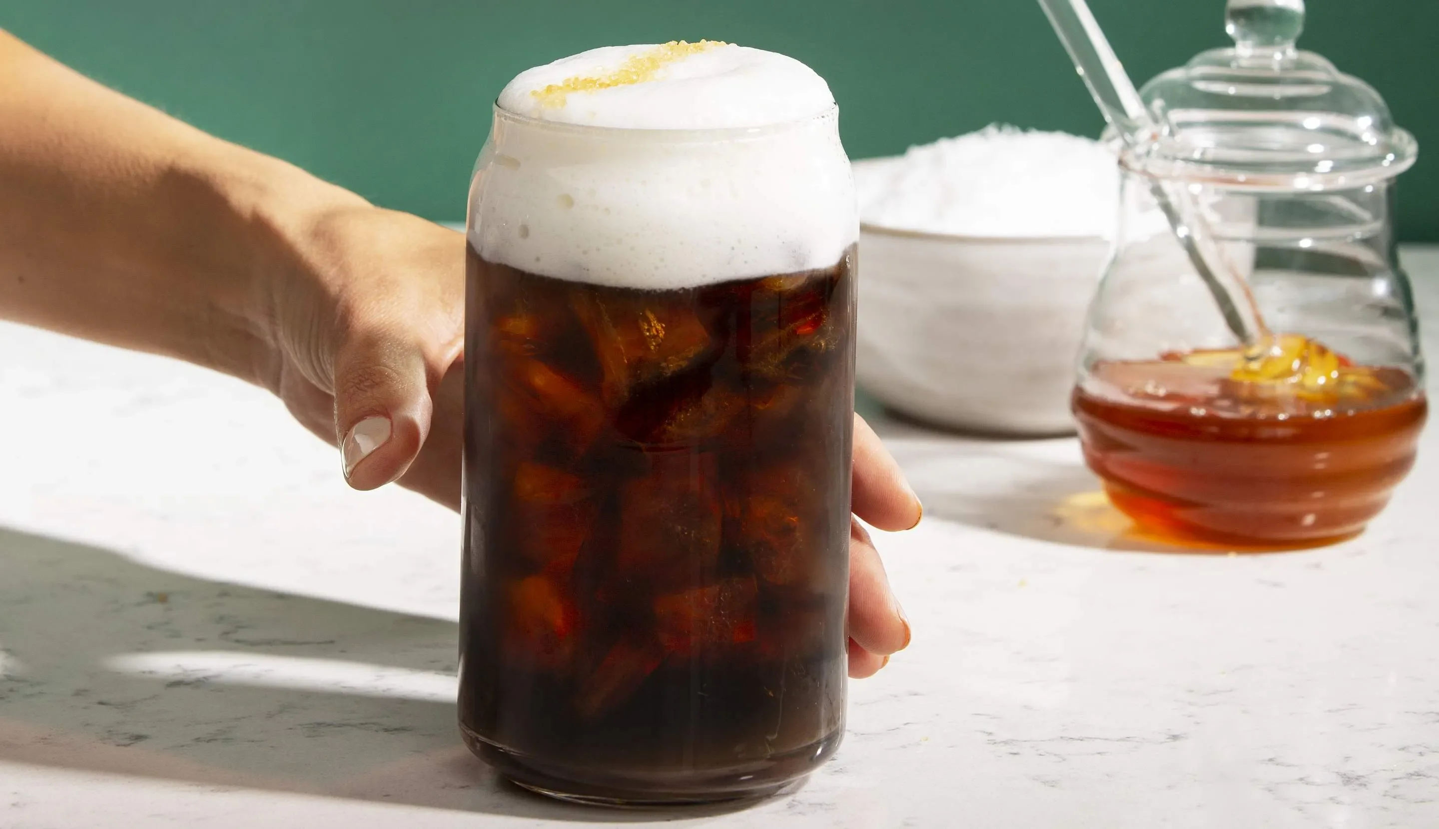 Cold Brew with Salted Honey Foam