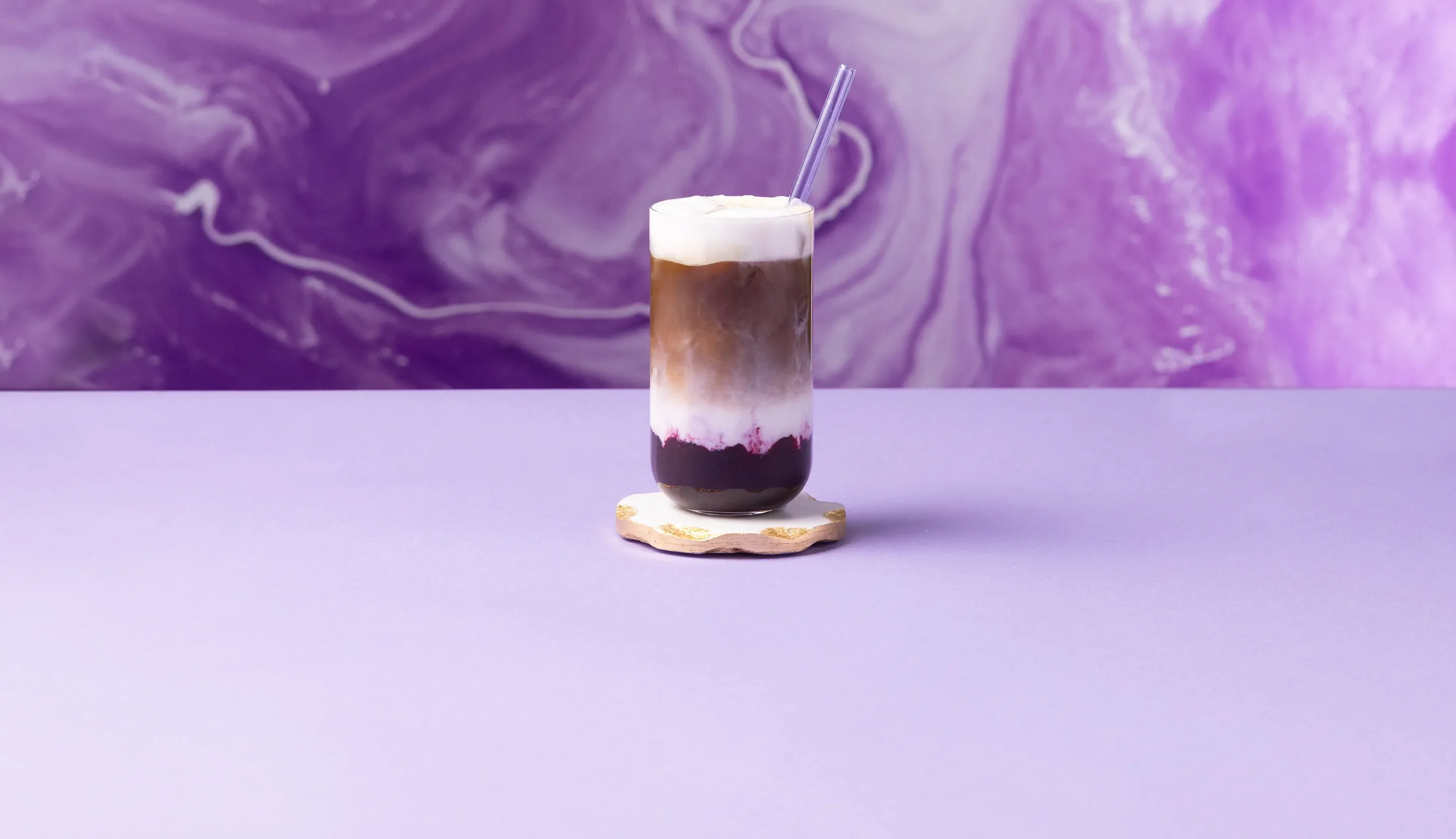 Blueberry Swirl Iced Coffee