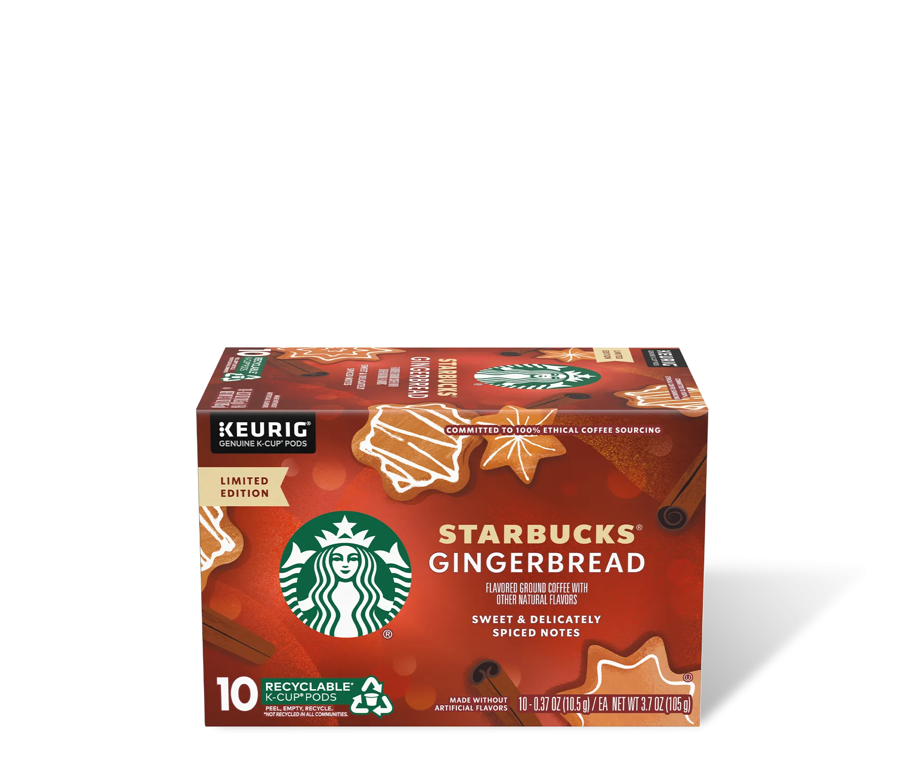 Starbucks® Gingerbread Flavored Coffee K-Cup
