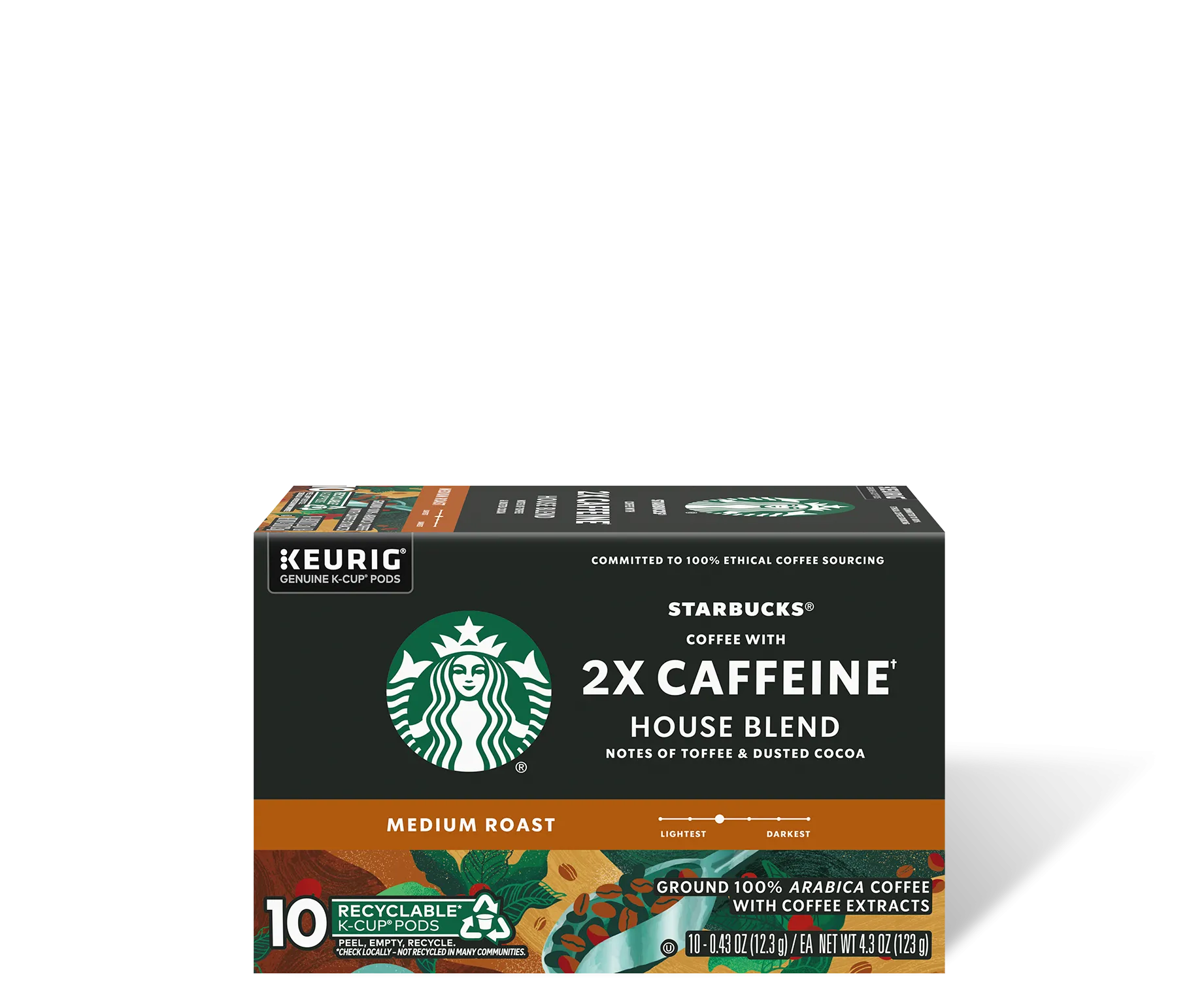 2X Caffeine Starbucks