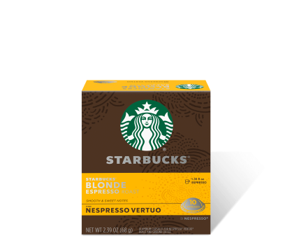 Starbucks® Blonde Espresso Roast by Nespresso® for Vertuo
