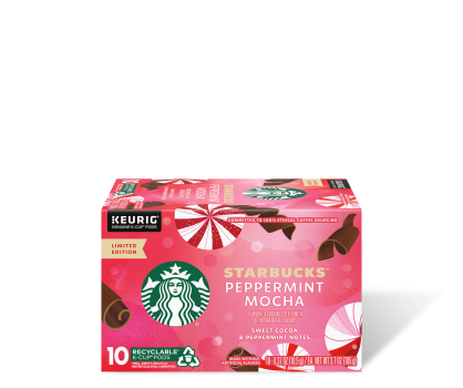 Starbucks Coffee K-Cup Pods, Naturally Flavored Hot Cocoa For Keurig Coffee  Makers,10 Pods 