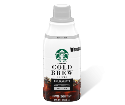 Starbucks® Cold Brew Multi-Serve Concentrate Sweetened Signature Black