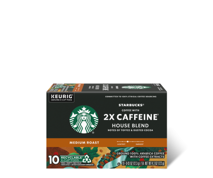 Starbucks® Coffee With 2X Caffeine House Blend