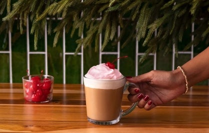 Starbucks® Holiday Blend Café Au Lait with​ Cherry Almond Sweet Cream