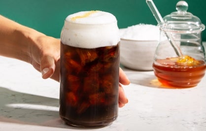 Cold Brew with Salted Honey Foam