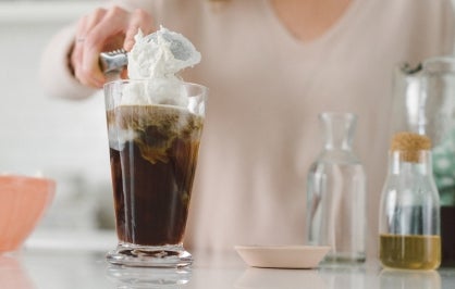 Smoked Sea Salt Coffee Float
