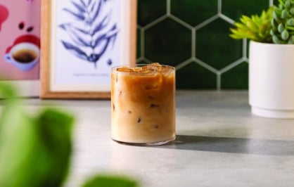 Iced Almond Café Au Lait