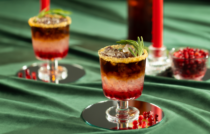 Pomegranate Sparkling Coffee Header