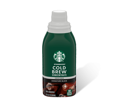 Starbucks® Cold Brew Multi-Serve Concentrate Sweetened Signature Black