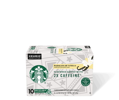 Starbucks® Madagascar Vanilla Flavored Coffee With 2X Caffeine - K-Cup® Pods