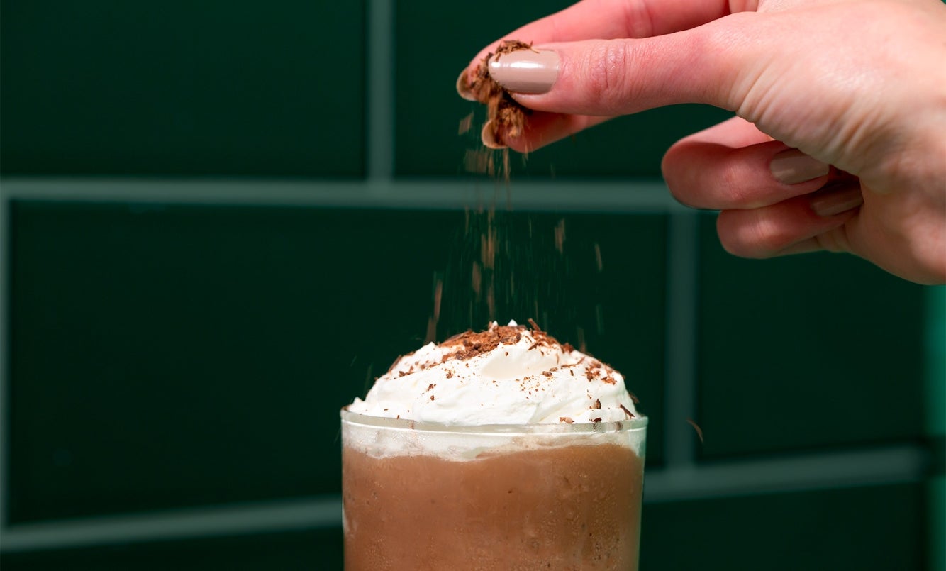 Mocha Frozen Blended Coffee Recipe Starbucks® Coffee At Home 9580