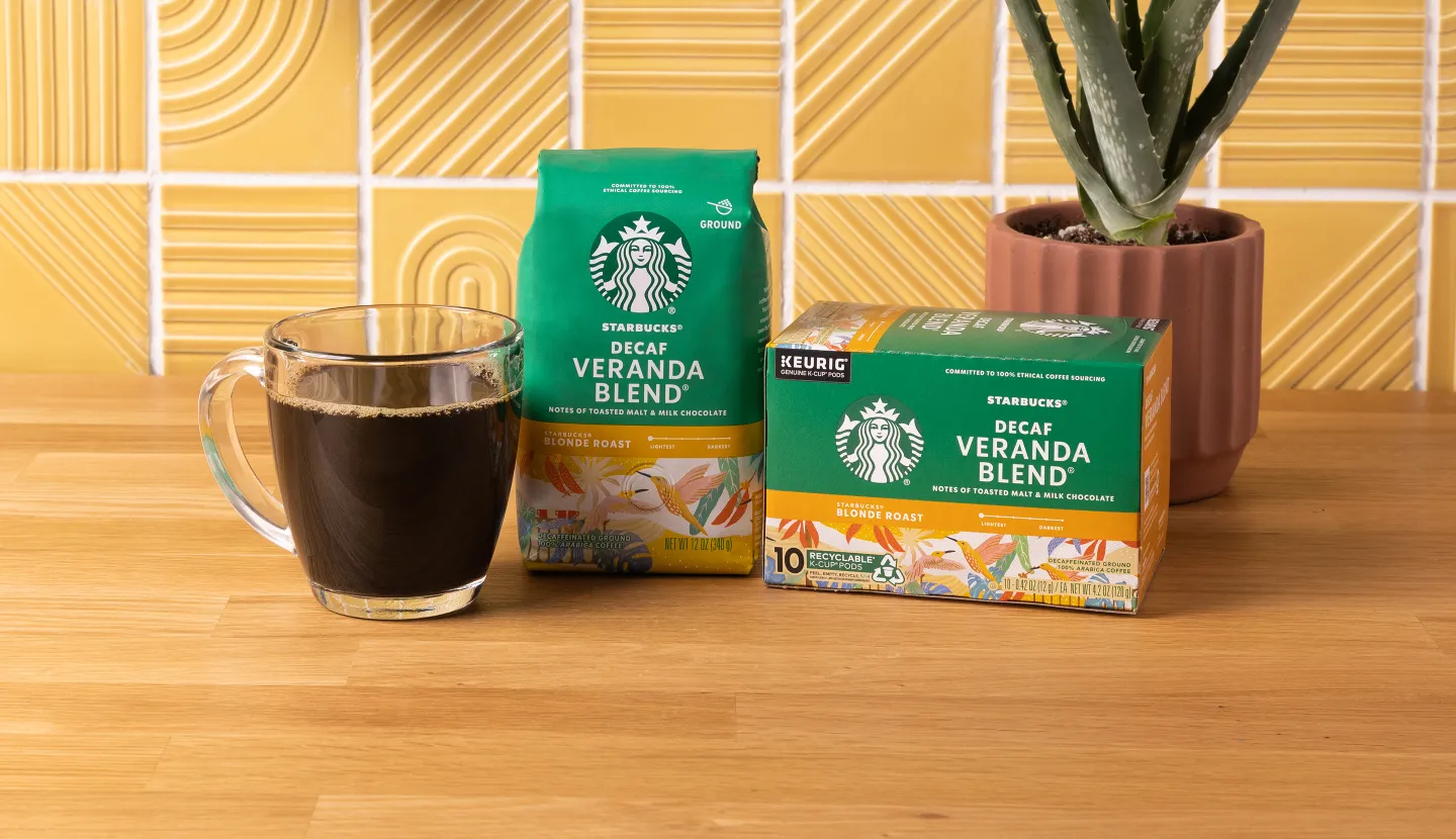 Starbucks decaf coffee k cups top